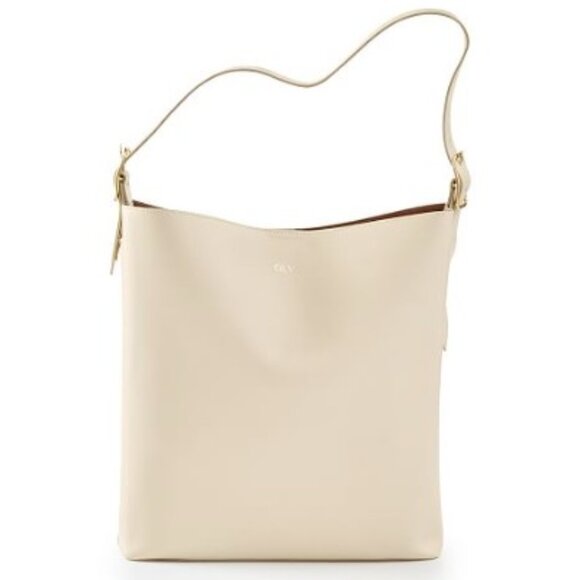 Mark and Graham Soho Leather Tote in Ivory - Picture 1 of 7